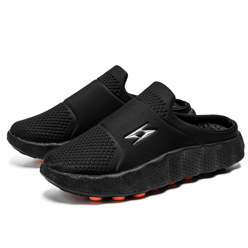 Men'S Shoes Comfortable Walking - Chinelos masculinos com bico fechado, plataforma