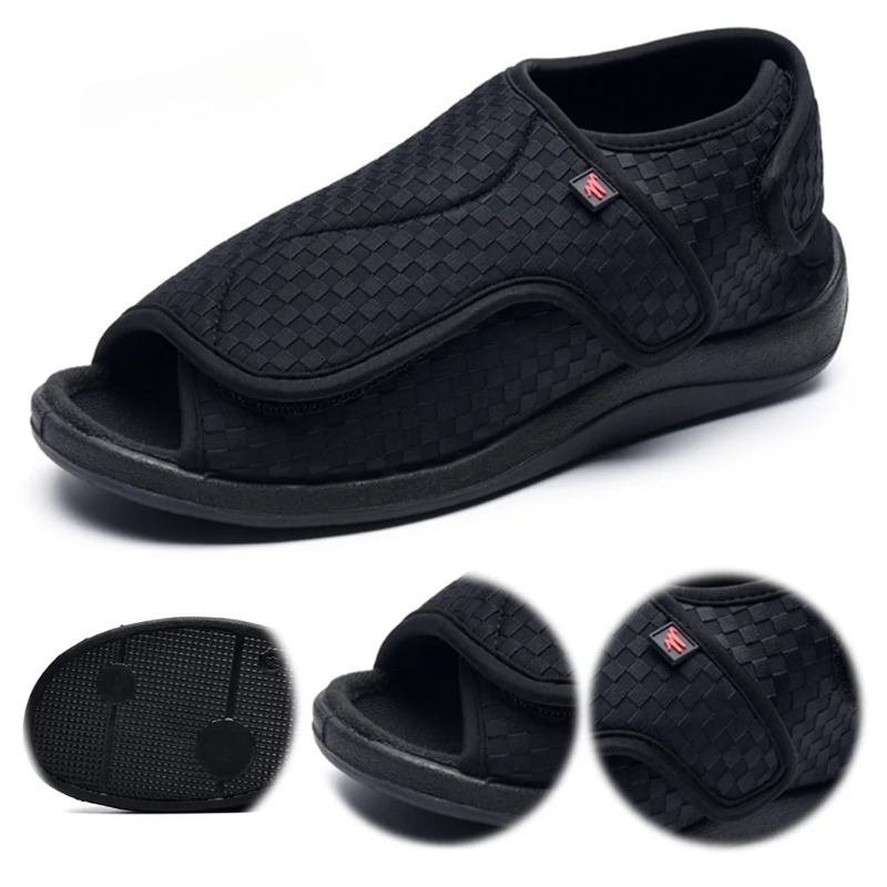 Men'S Shoes Wide Width - Chinelos para diabéticos masculinos e femininos,