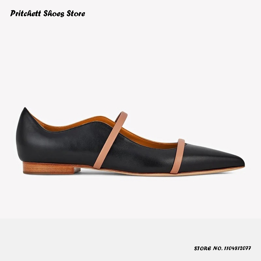 Men Shoes On - Sapatilhas femininas de couro com alças