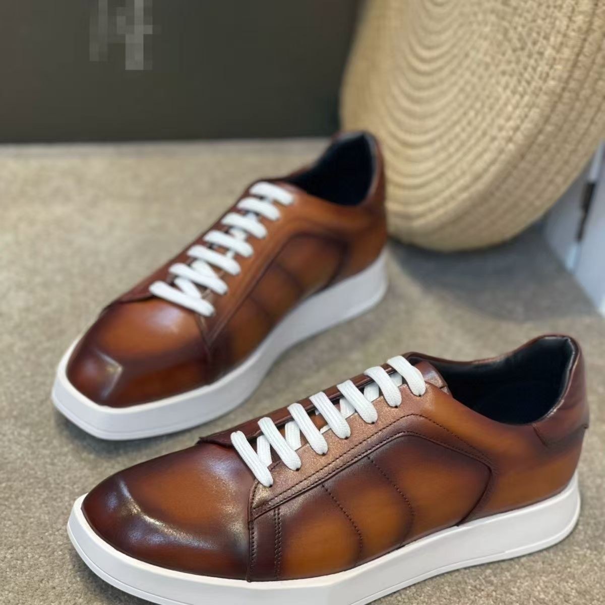 Men Shoes Eu To Us Size - Super grande tamanho genuíno pele de
