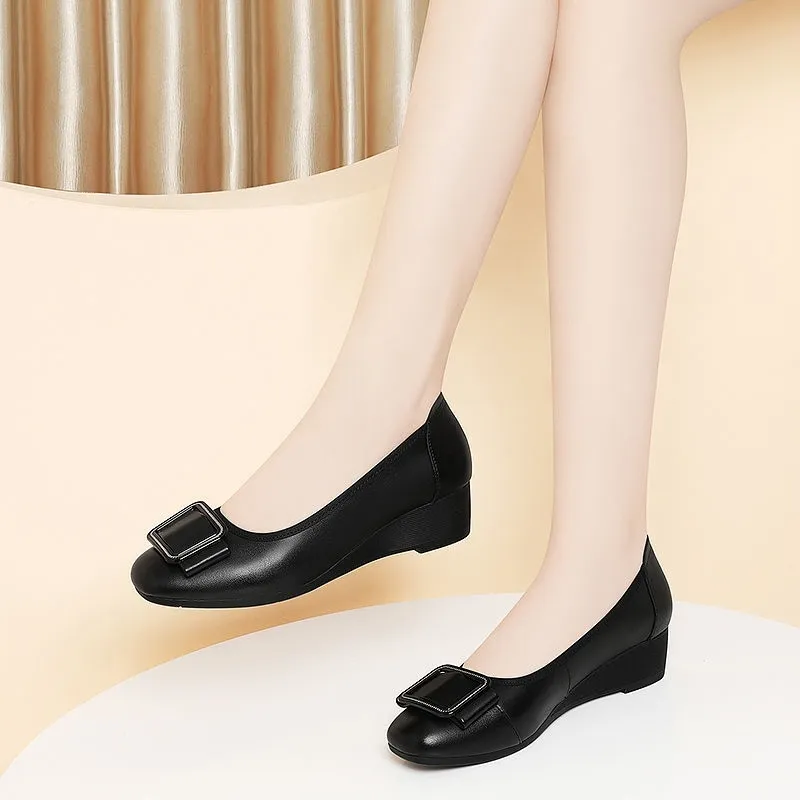 Men'S Shoes Temu - Sapatos femininos fofos de bico redondo,