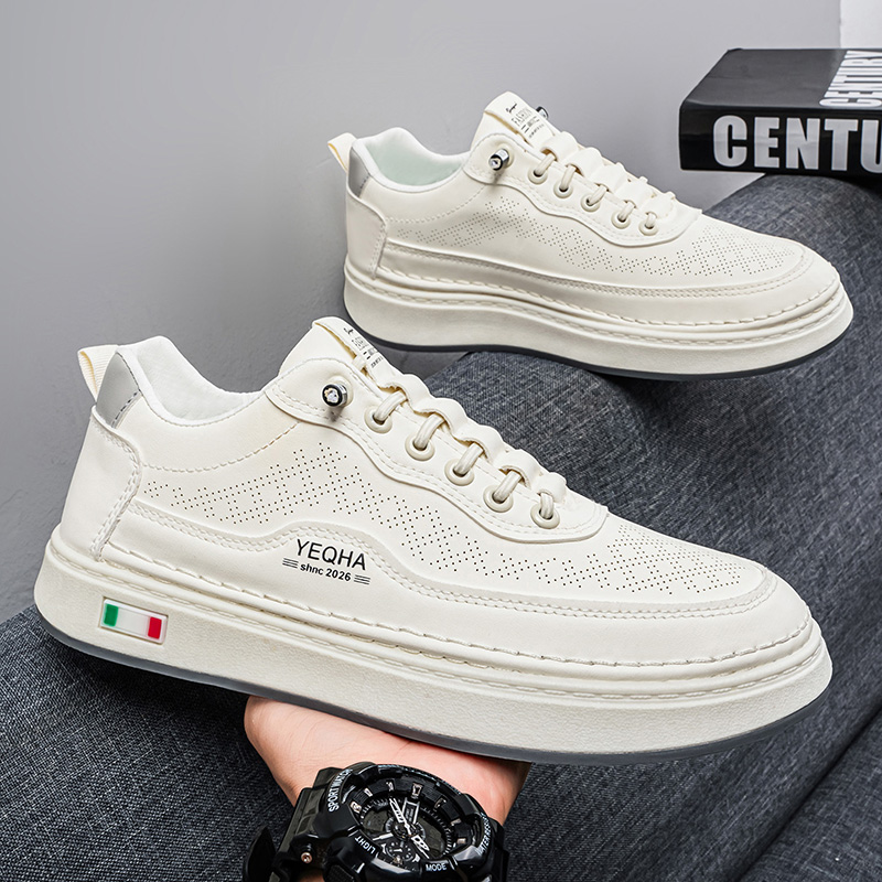 Men'S Shoes Comfortable Walking - Sapatos masculinos retrô de lona, sem