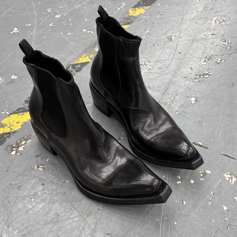 Men'S Shoes Temu - Botas Chelsea Masculinas de Alta Qualidade