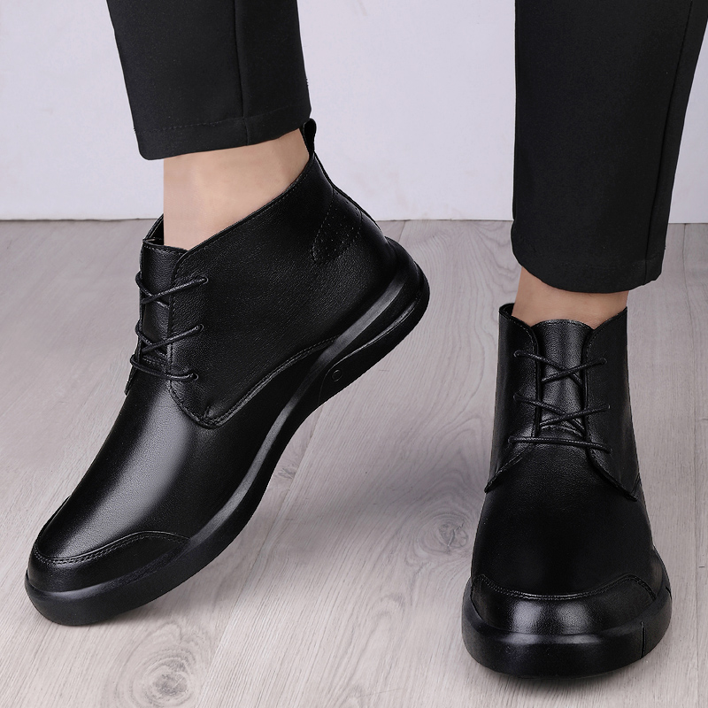 Men'S Shoes Temu - Famosa botas de tornozelo de luxo