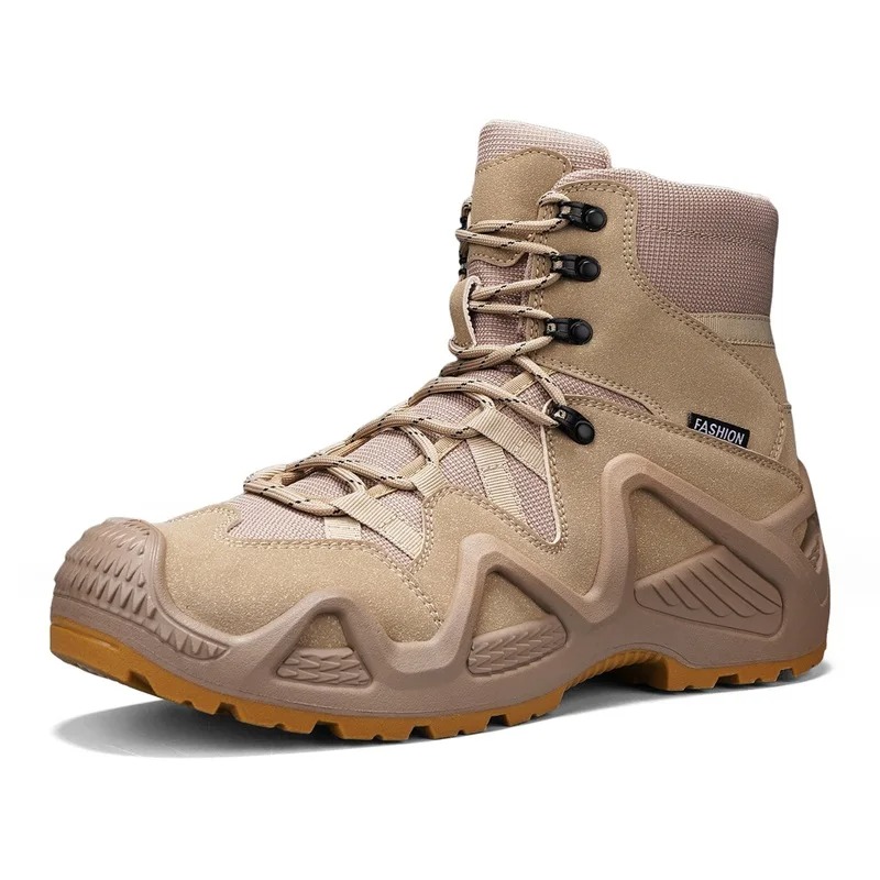 Men Shoes Brands - Botas táticas masculinas com cadarço, sapatos