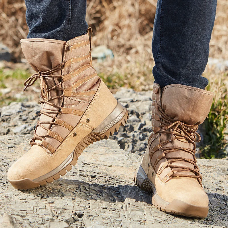 Men Shoes Eu To Us Size - Quente tático ue 38-46 botas de