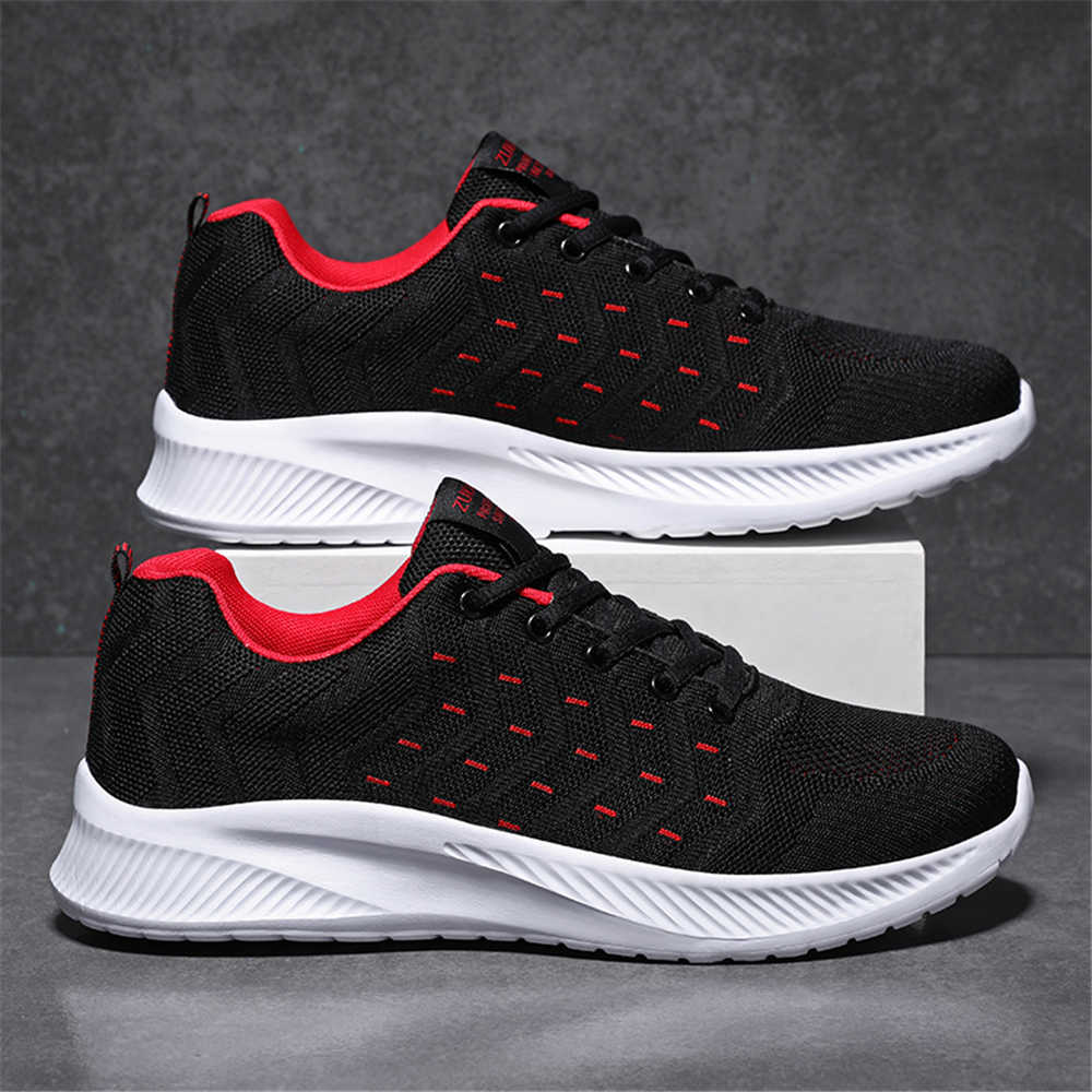 Men Shoes Brands - Preto mash tênis casuais masculino tecido