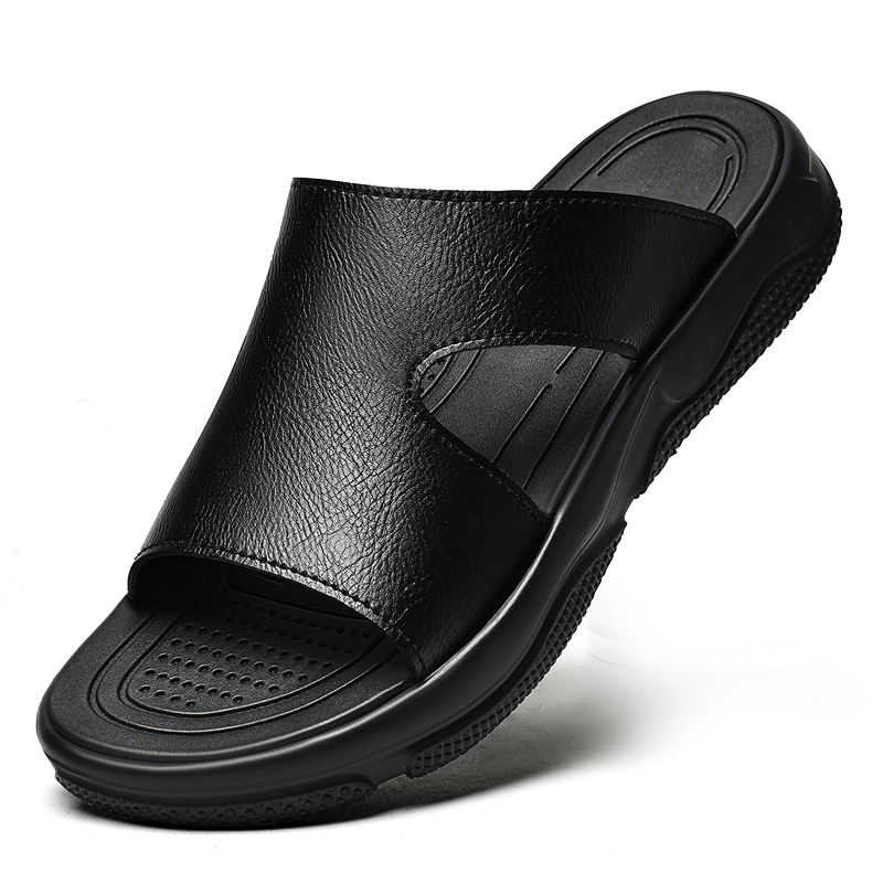 Sandálias masculinas de couro, - Men'S Shoes Temu avaliação e preço