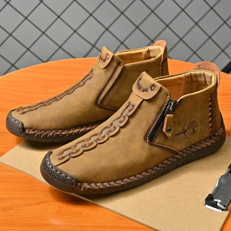Botas masculinas artesanais ca - Men'S Shoes Wide Width avaliação e preço