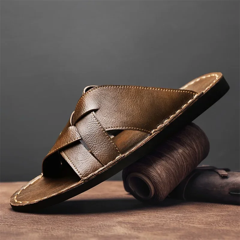 Sandálias casuais masculinas d - Men'S Shoes Temu avaliação e preço