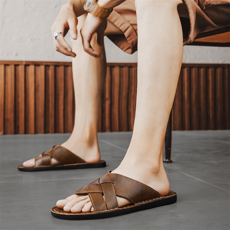 Sandálias casuais masculinas d - Men'S Shoes Temu avaliação e preço