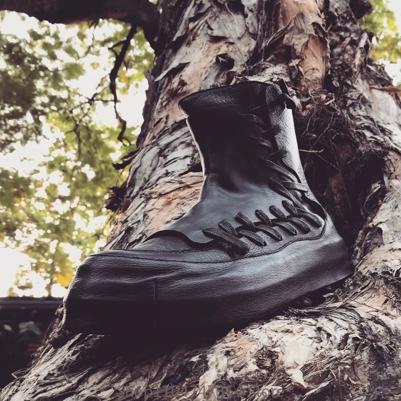 Botas Casuais de Couro Genuíno - Men'S Shoes Temu avaliação e preço