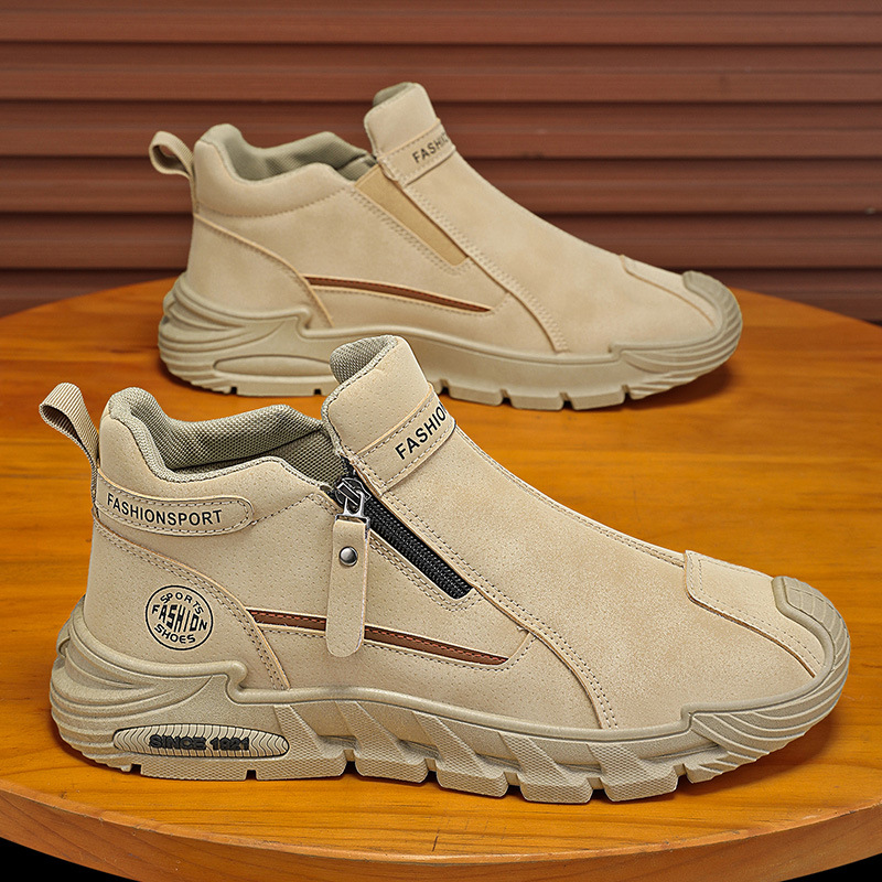 Botas Curtas Casuais Masculina - Men'S Shoes Comfortable Walking avaliação e preço
