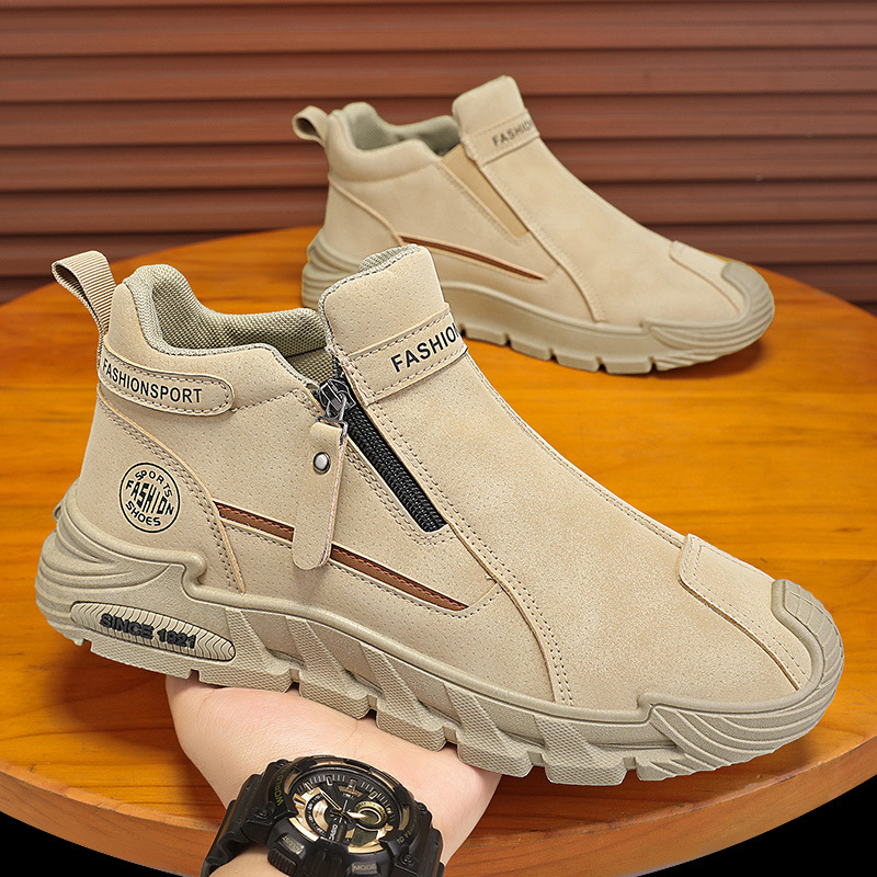 Botas Curtas Casuais Masculina - Men'S Shoes Comfortable Walking avaliação e preço