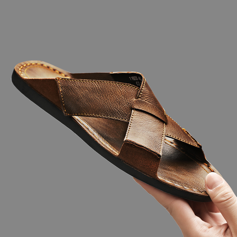 Moda couro genuíno dos homens  - Men'S Shoes Temu avaliação e preço
