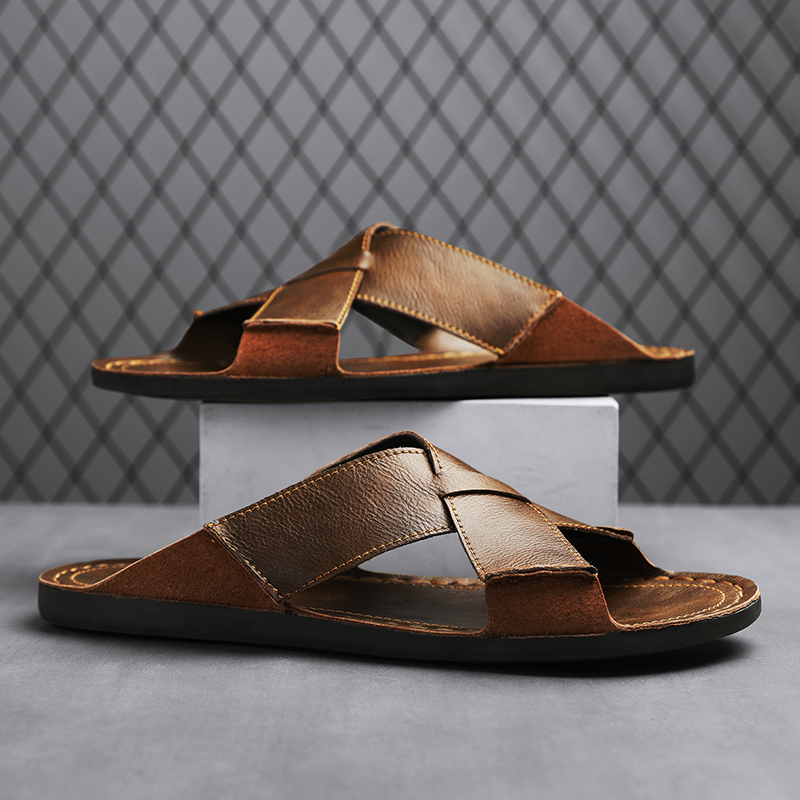 Moda couro genuíno dos homens  - Men'S Shoes Temu avaliação e preço