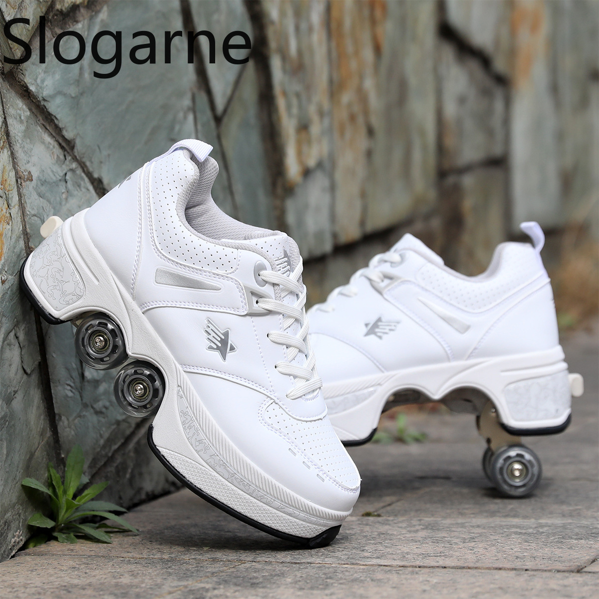 Mulher 4 rodas deformação pati - Men Shoes Sneakers avaliação e preço