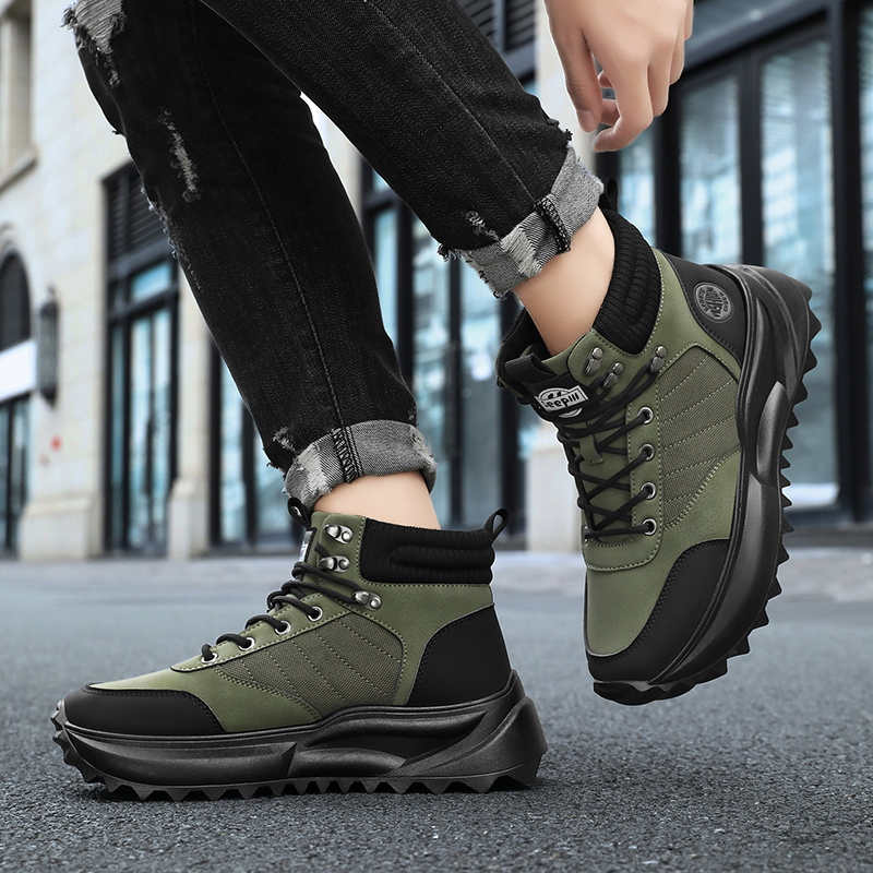 Inverno mocassins de salto gro - Men Shoes Offer avaliação e preço