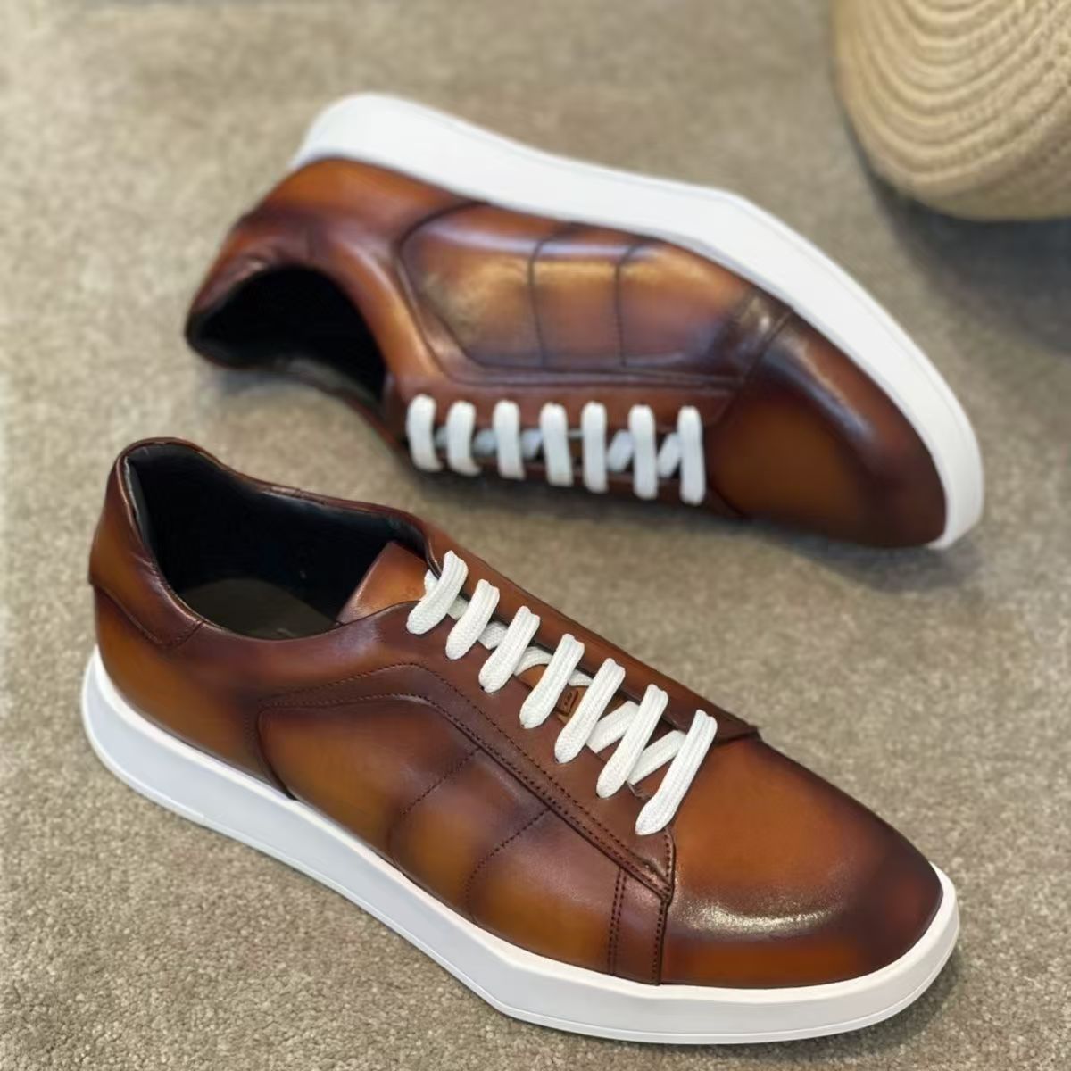 Super grande tamanho genuíno p - Men Shoes Eu To Us Size avaliação e preço