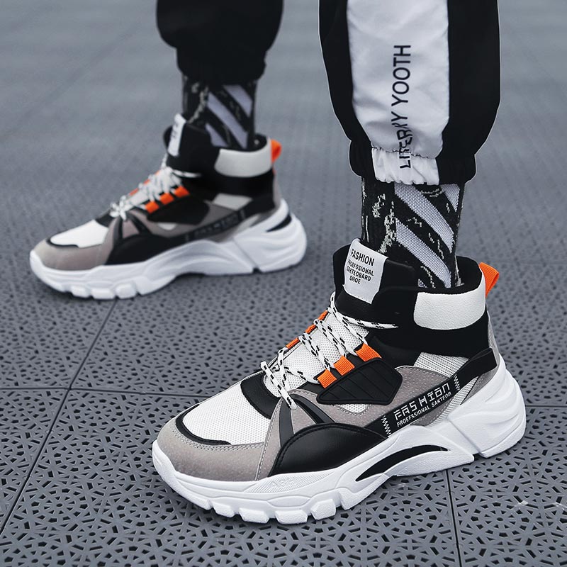 Hightop-Sapatilhas Esportivas  - Men Shoes Eu To Us Size avaliação e preço