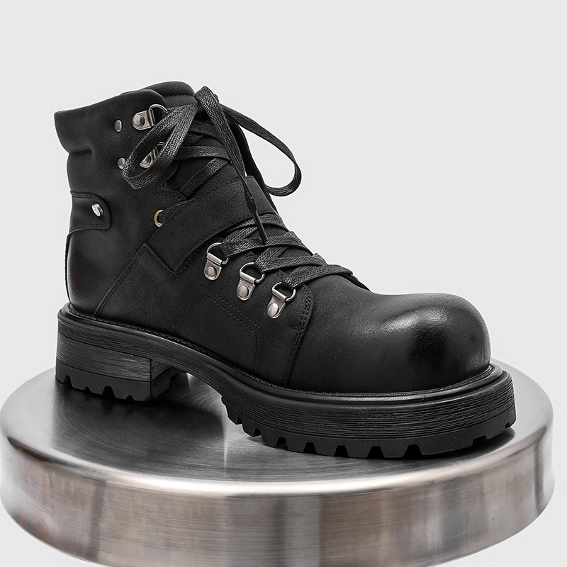 Marca masculina botas de couro - Men Shoes Brands avaliação e preço