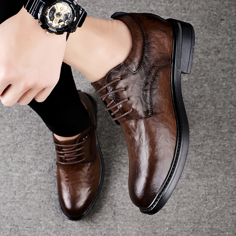 Sapatos Casuais de Couro para  - Men'S Shoes Temu avaliação e preço