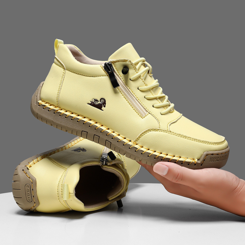 Tênis feminino de couro artesa - Men Shoes On Sale avaliação e preço